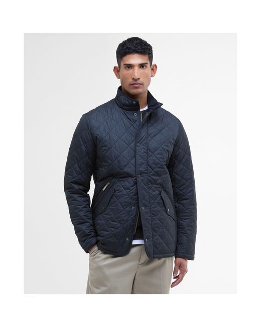 Barbour Blue Chelsea Sportsquilt Jacket for men
