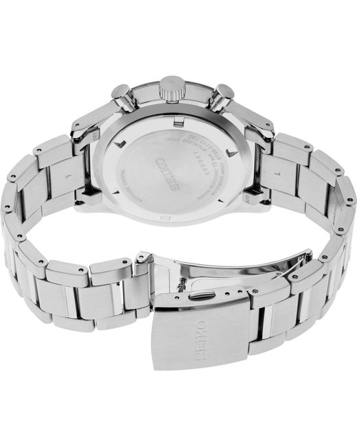 Seiko Blue Chronograph Analogue Quartz Watch for men