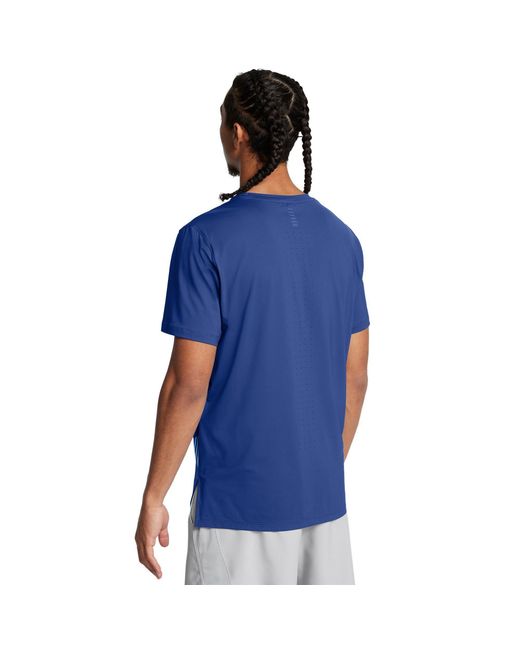 Under Armour Blue Launch Elite Graphic T-Shirt for men
