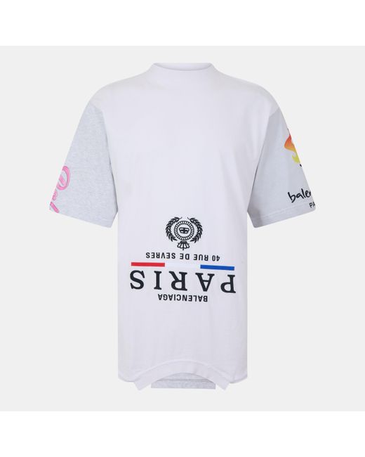 Balenciaga White T-Shirt for men