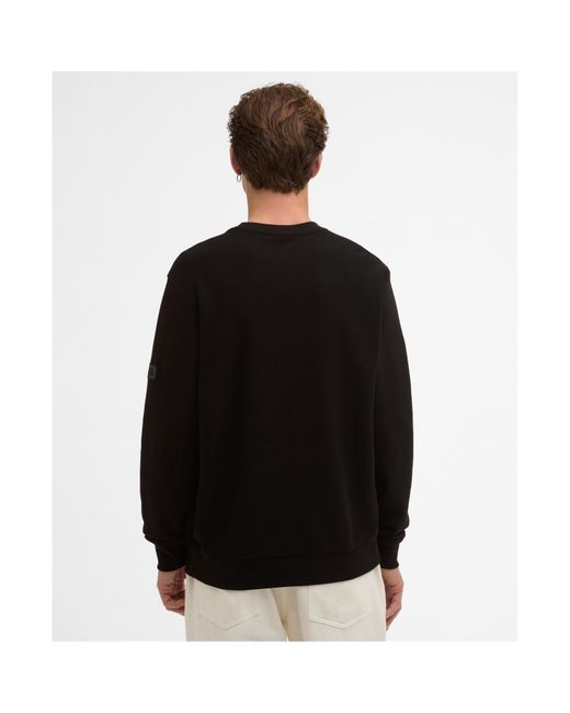 Barbour Black Kaspain Sweatshirt for men