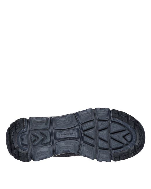 Skechers Blue Mesh Slip On Trainers