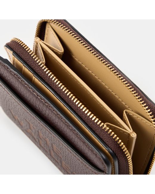Marc Jacobs Brown The Mini Compact Wallet