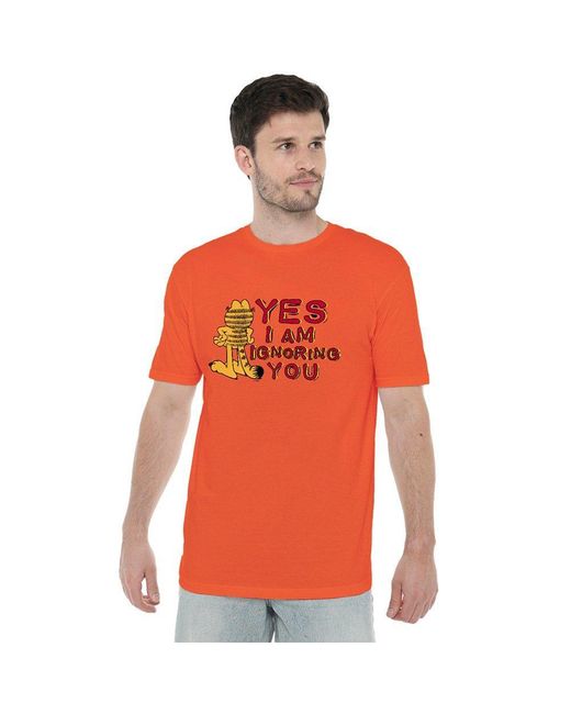 Garfield Red Yes I Am T Shirt for men