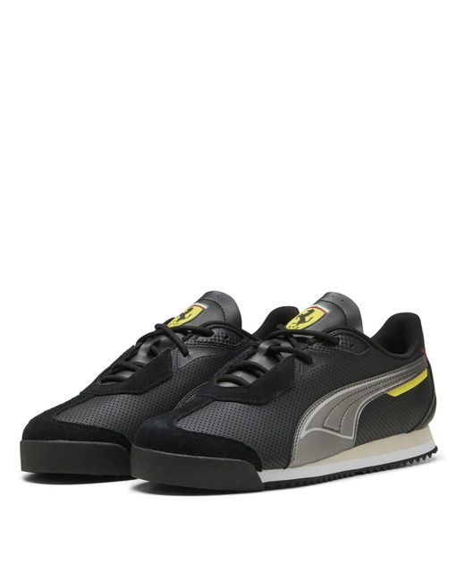 PUMA Black Sf Roma S Classic Low-Top Trainers for men
