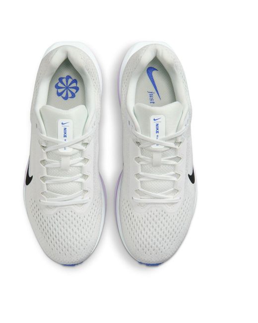 Nike White Winflo 11 Road Running Shoes