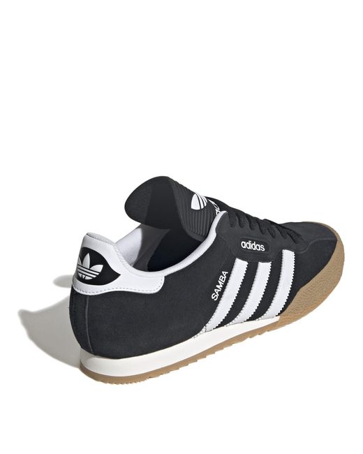 Adidas Blue Originals Samba Suede Trainers for men