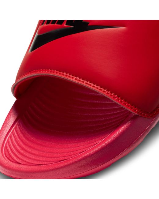 Nike Red Victori One Slides for men