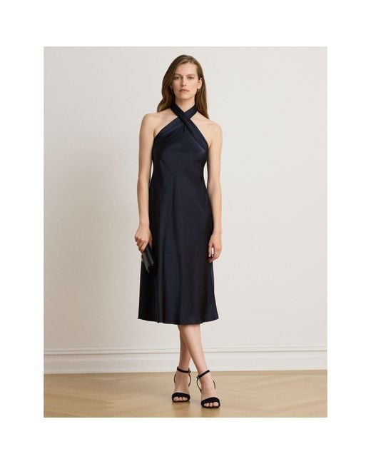 Ralph Lauren Blue Lrl Woven-Dresses Ld64