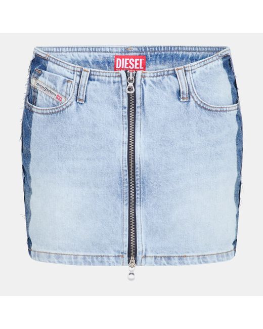 DIESEL Blue Mini Skirt