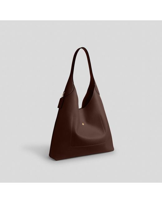COACH Blue Brooklyn Shoulder Bag