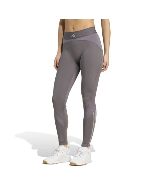 Adidas Gray Performance Gym Leggings