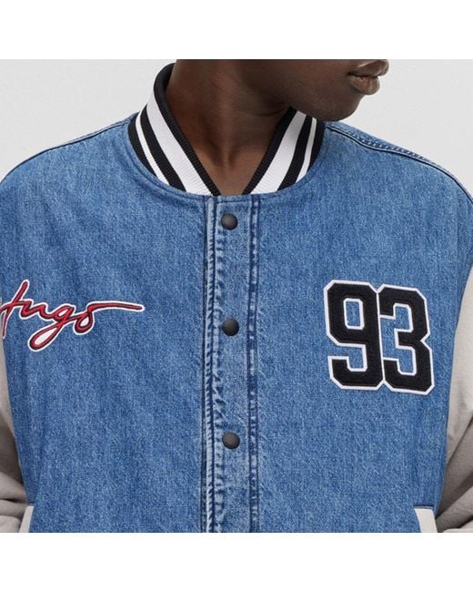 HUGO Blue Denim Jacket for men