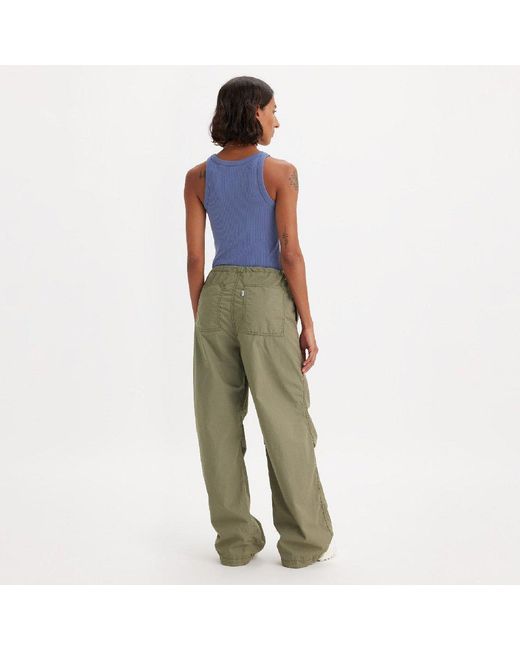 Levi's Green Parachute Pants