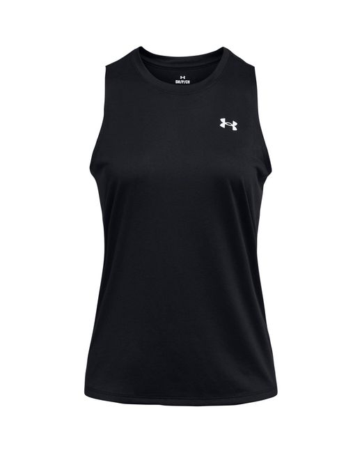 Under Armour Black Tech Solid Tank Vest