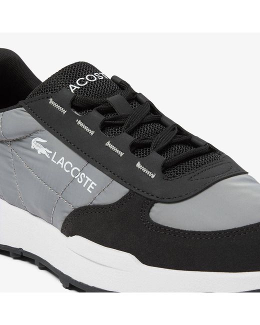 Lacoste Black Elite Actevo Runners for men