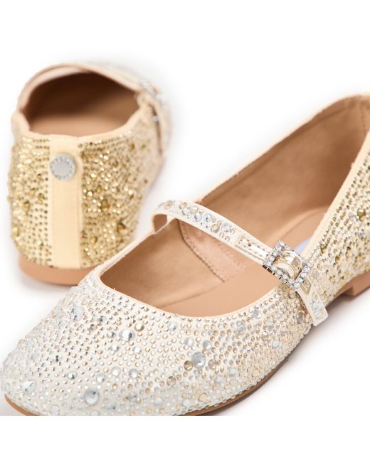 Steve Madden Natural Brissa Leopard Ballet Pumps