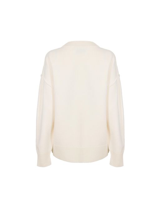 AMI White Cardigan