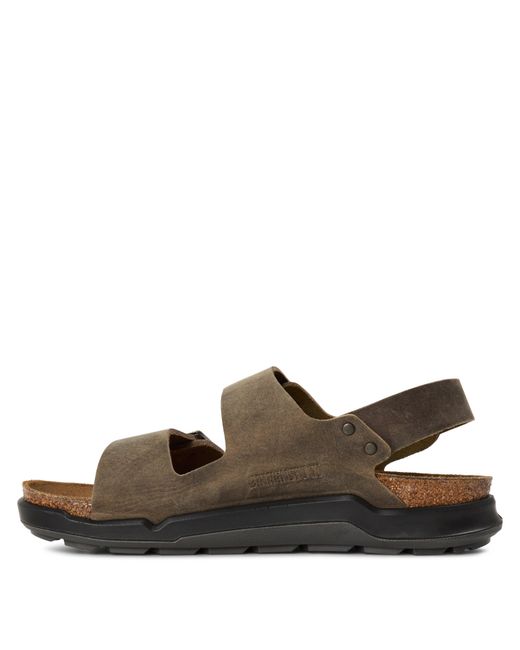 Birkenstock Brown Bstk Milano Lth/Oil Sn63 for men
