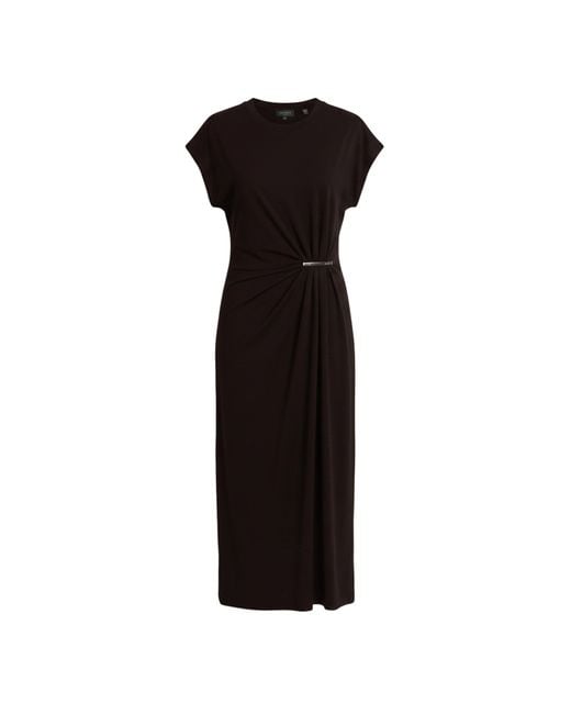 Ted Baker Black Metal Trim T-Shirt Dress