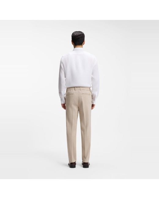 Boss Natural Straight Leg Trousers for men