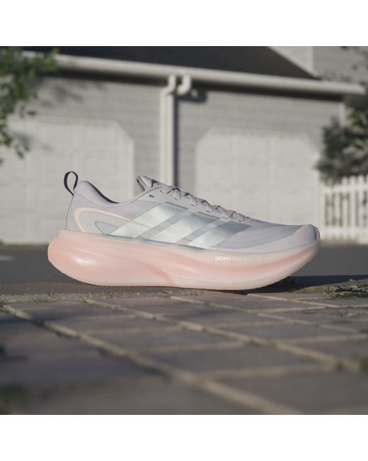 Adidas Pink Supernova Glide Running Shoes