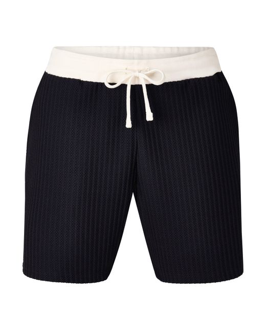Twisted Tailor Blue Henry Textured Shorts for men