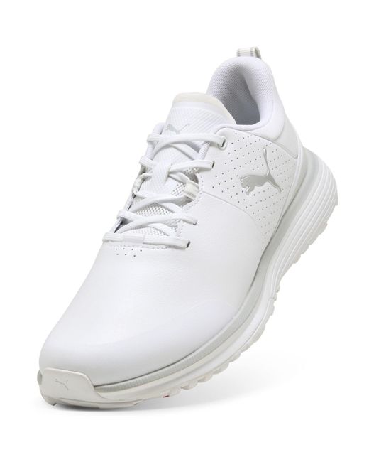 PUMA White Fusion Grip St Spiked Golf Shoes for men