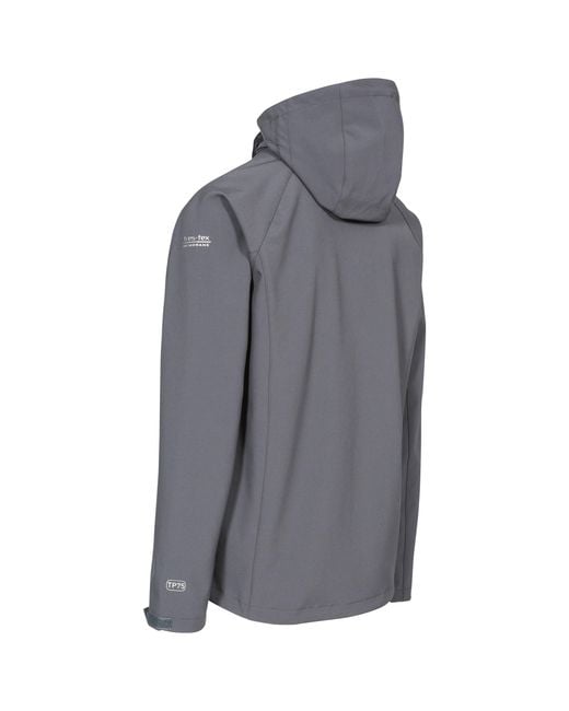 Trespass Gray Nider Softshell Tailored Fit Softshell Jacket for men