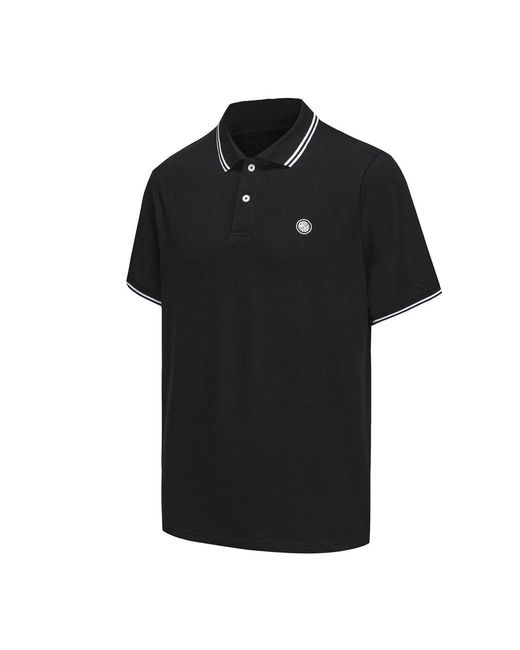 Pretty Green Black Barton Polo for men