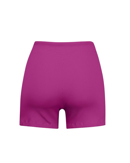 PUMA Purple Ribbed Booty Shorts