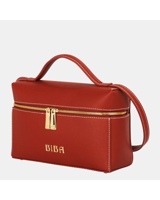 Biba Red Leather Chloe