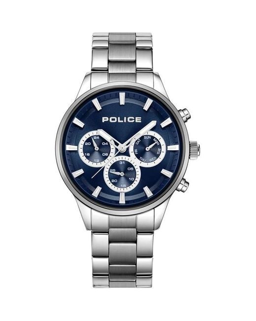 Police Blue Analogue Quartz Watch for men