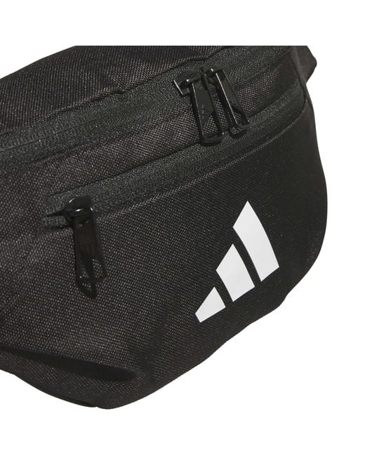 Adidas Black Ess Waist Bag for men
