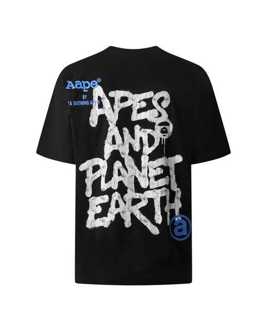 Aape Black T-Shirt for men