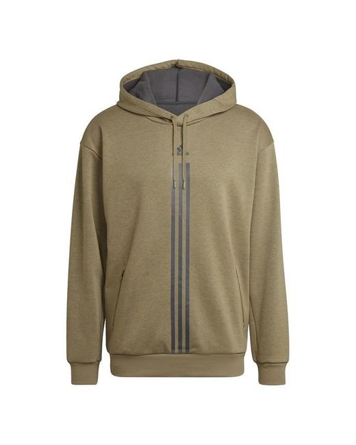 Adidas S M Fl Hoodie Green S for men