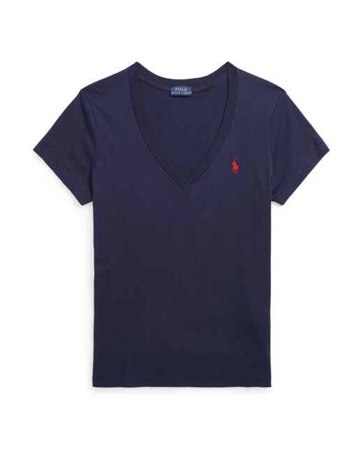 Polo Ralph Lauren Blue V-Neck T-Shirt