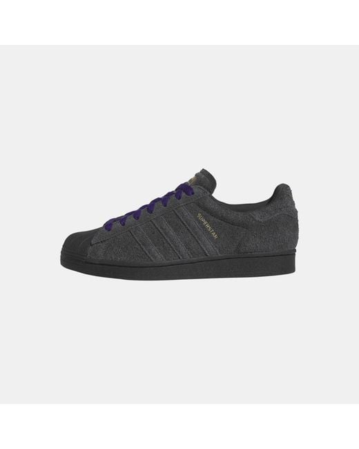 Adidas Originals Black Superstar Adv Shoes for men