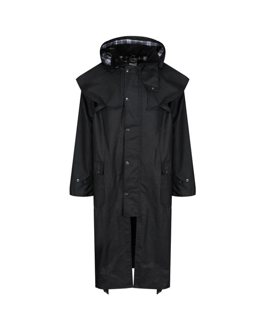 Regatta Black Cranbrook Wax Cotton Riding Quilted Jacket for men