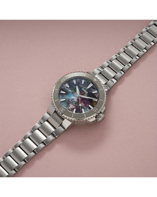 Oris Metallic Date Analogue Quartz Watch for men