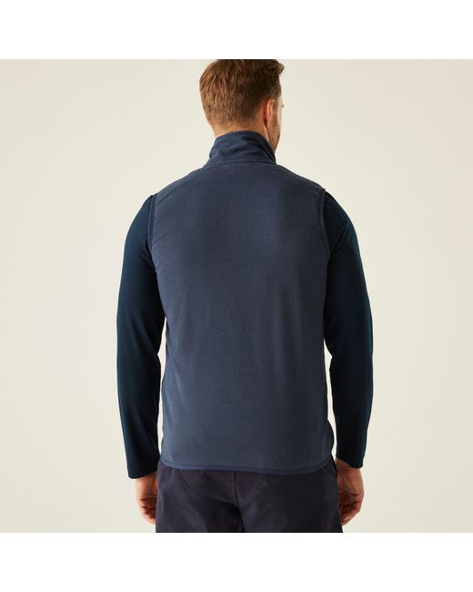 Regatta Blue Navigate Fleece Bodywarmer for men