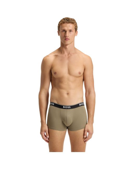 Boss Black Bodywear 3-Pack Boxer Shorts With Logo Detail for men