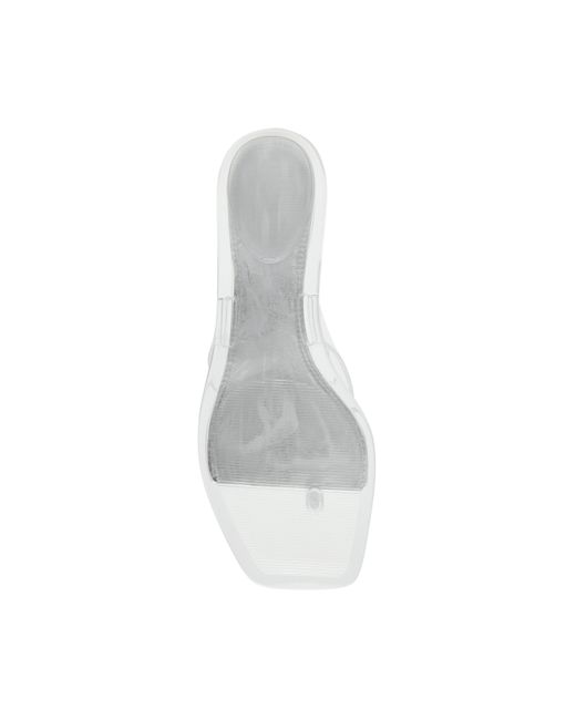 Steve Madden White Flip Flops