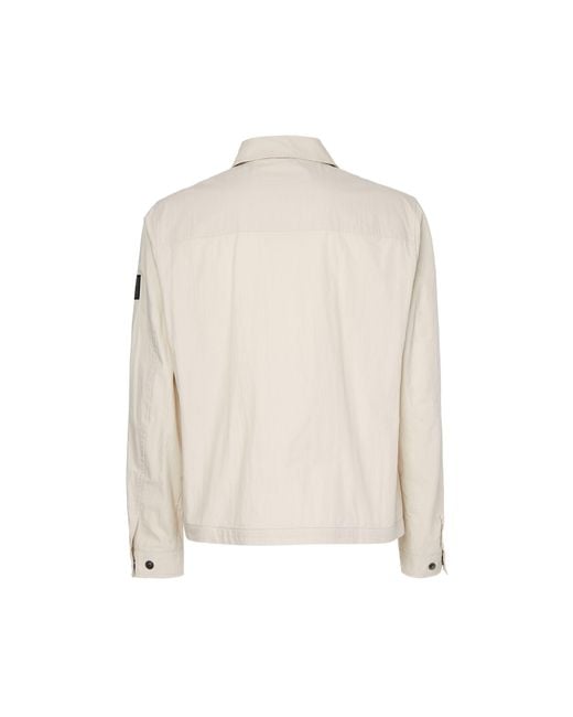 Calvin Klein Natural Lifestyle Cotton Long Sleeve Overshirt for men
