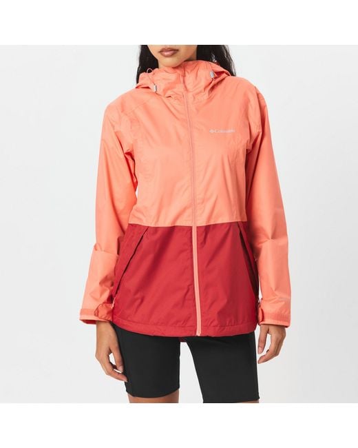 Columbia Red Inner Limits Pfas-Free Recycled Waterproof Jacket