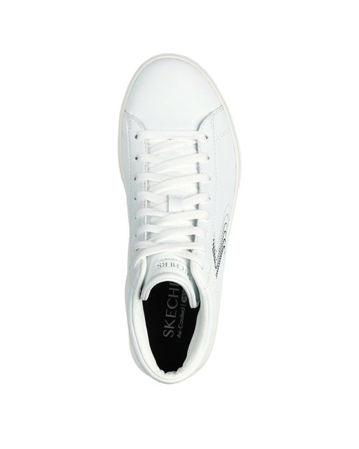 Skechers White Edenlx Classic Low-Top Trainers