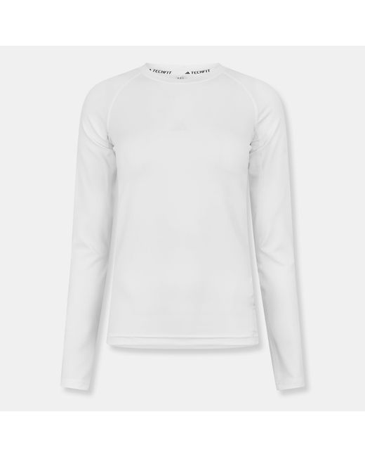 Adidas White Long Sleeve T-Shirt