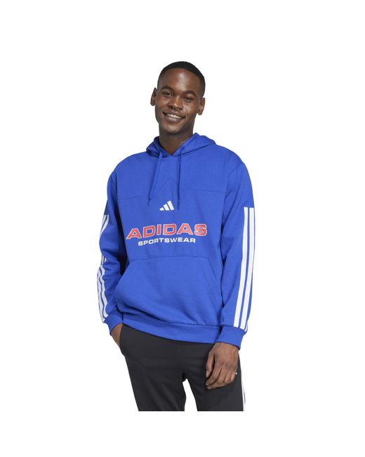 Adidas Blue House Of Tiro Nations Pack Hoodie Adults for men
