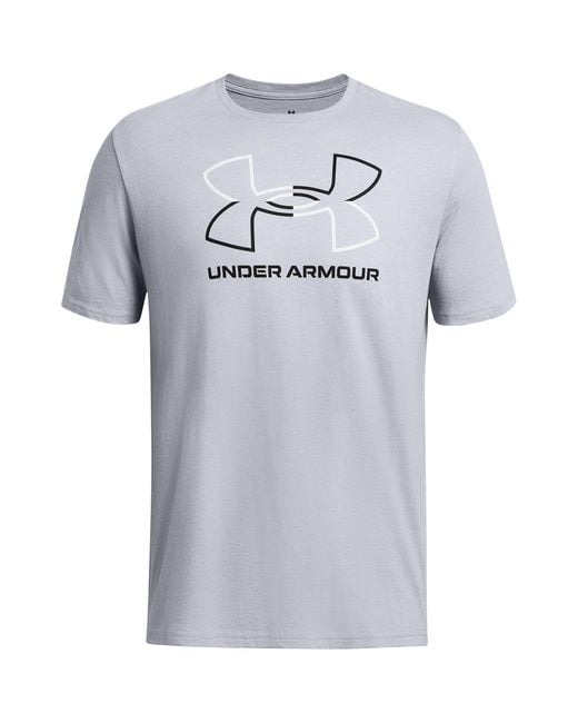 Under Armour Gray Foundation Short Sleeve for men