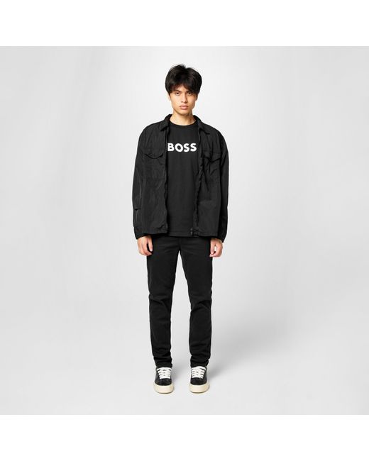Boss Black Bodywear Short Sleeve T-Shirt With Logo Print Detail for men